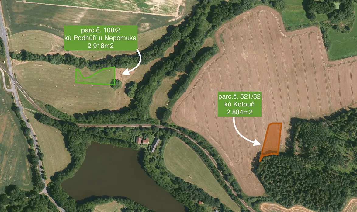 Prodej pole 5802 m²